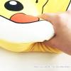 「MORIPiLO ポケモン クッション ( ピカチュウ もちもちフェイスクッション) グッズ ダイカットイエロー 約25x30cm かわいい」の商品サムネイル画像4枚目