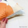 「MORIPiLO ちいかわ クッションカバー (うさぎ みかん) 45x45cm グッズ 可愛い 柔らかめ 背もたれクッション カバー おしゃれ」の商品サムネイル画像8枚目