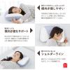 「MORIPiLO 枕 横向き寝 低反発 (医学博士監修 頭の形を考えた 横向き寝まくら)  高さ調整  約34x50x8cm パープル (パイプ 柔らかめ)」の商品サムネイル画像5枚目