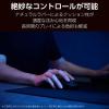 「ゲーミング マウスパッド スピードタイプ 粗目クロス 表面 ラバーベース ブラック MP-G12BK エレコム 1個」の商品サムネイル画像6枚目