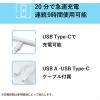 「タッチペン iPad用 アクティブスタイラスペン 傾き検知 急速充電 ホワイト P-TPACSTAP07WH エレコム 1個」の商品サムネイル画像5枚目