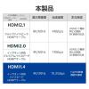 「HDMI ケーブル ハイスピード 5m 4K 30Hz ARC ブラック DH-HD14E50BK2 エレコム 1個」の商品サムネイル画像8枚目