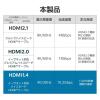 「HDMI ケーブル ハイスピード 2m 4K 30Hz ARC ブラック ECDH-HD14E20BK エレコム 1個」の商品サムネイル画像8枚目