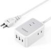 「TESSAN 延長コード2m 電源タップ AC 3口 USB-A 2口 USB-C 1口 TS-708-C 1個」の商品サムネイル画像2枚目