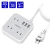 「TESSAN 延長コード2m 電源タップ AC 3口 USB-A TS-103 1セット(1個×5)」の商品サムネイル画像2枚目