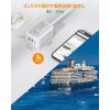「TESSAN 延長コード2m 電源タップ AC 3口 USB-A 2口 USB-C 1口 TS-708-C 1セット(1個×5)」の商品サムネイル画像3枚目