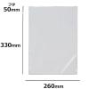 「logimart 宅配ビニール袋M 白 260×330mm 封かんシール付 1セット（1000枚）NO80M 565」の商品サムネイル画像2枚目