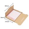 「【底面A4】ラクポスBOX 縦215×横305×高さ20mm クラフト 1セット（100枚）HEIKO」の商品サムネイル画像2枚目