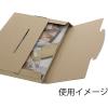 「【底面A4】ラクポスBOX 縦215×横305×高さ20mm クラフト 1セット（100枚）HEIKO」の商品サムネイル画像3枚目