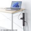 「サンワサプライ 雷タップ 10個口+USB-A+Type-C(PD20W) TAP-SP2110NUC-1BK 1個」の商品サムネイル画像4枚目