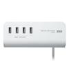 「サンワサプライ クランプ式USB充電器(USB4ポート・ホワイト) ACA-IP50W 1個」の商品サムネイル画像6枚目
