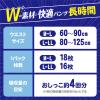 「【大人用おむつ/紙パンツ】長時間L-LL Wの素材で快適パンツ 1セット(32枚入：16枚入×2パック)アクティ 日本製紙クレシア」の商品サムネイル画像8枚目
