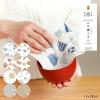 「ハーフサイズ かや織りふきん お茶碗 1枚 藤栄」の商品サムネイル画像6枚目