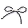 「ビーズリボンヘアクリップ ブラック LAKOLE/ラコレ」の商品サムネイル画像2枚目