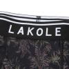 「メンズ パームツリーボクサーパンツ S ブラック LAKOLE/ラコレ」の商品サムネイル画像3枚目