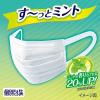 「超快適マスク プリーツタイプ す〜っとミント ふつうサイズ 1セット（7枚入×3袋）ユニ・チャーム 日本製」の商品サムネイル画像4枚目