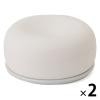 「無印良品 アロマストーン 皿付 白 1セット（2個） 良品計画」の商品サムネイル画像1枚目