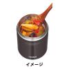 「【アウトレット】サーモス（THERMOS） 真空断熱スープジャー 400ml ブラック 1個 JBT-400　ランチジャー　保温　保冷　お弁当」の商品サムネイル画像3枚目