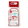 「小さく保存 たためるウォーターバッグ 5L・7L 防災用品 アウトドア ブルー/レッド 1セット（各1枚） コジット」の商品サムネイル画像2枚目