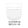 「【衛生帽子】 住商モンブラン「現場のチカラ」 天メッシュ八角帽子たれ付 兼用 A9-1061_フリ- 白 1枚  オリジナル」の商品サムネイル画像3枚目