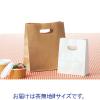 「パックタケヤマ手提げ紙袋　イーグリップ　茶無地　M　1セット（250枚：50枚入×5）」の商品サムネイル画像2枚目
