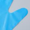 「「現場のチカラ」 川西工業 使いきりポリエチロング手袋32μ 外エンボス ブルー サイズフリー 1箱（30枚入）  オリジナル」の商品サムネイル画像3枚目