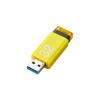 「エレコム USBメモリ USB2.0 ノック式 32GB イエロー MF-APKU2032GYL 1個」の商品サムネイル画像2枚目