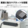 「エレコム タップ/工事用/抜け止め/3P/4個口/マグネット付き/1m/ブラック T-WRM3410LGB/RS 1個」の商品サムネイル画像2枚目