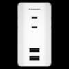 「【アウトレット】電源タップ 3個口+USB-A×2 ACタップ＆USB 2.4A TSK115U2W 1個 多摩電子工業」の商品サムネイル画像2枚目