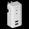 「【アウトレット】電源タップ 3個口+USB-A×2 ACタップ＆USB 2.4A TSK115U2W 1個 多摩電子工業」の商品サムネイル画像5枚目