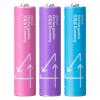 「アスクルオリジナル 充電式・ニッケル水素電池 充電池 単4形 550mAh パープル 1箱（20本入）  オリジナル」の商品サムネイル画像4枚目