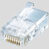 「サンワサプライ RJ-45コネクタ(撚線用) ADT-RJ45-100 1セット(100個入)」の商品サムネイル画像2枚目