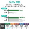 「LANケーブル 30m cat5e準拠 より線 スリムコネクタ ブルー LD-CTN/BU30 エレコム 1本」の商品サムネイル画像3枚目