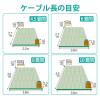 「エレコム LANケーブル/CAT6/フラット/20m/ブルー LD-GF2/BU20 1個」の商品サムネイル画像5枚目