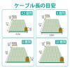 「エレコム やわらかLANケーブル CAT6 1m ブルー LD-GPY/BU1 1個」の商品サムネイル画像6枚目