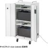 「サンワサプライ プラダン製タブレット・ノートパソコン収納ケース(10台用) PD-BOX1BK 1台」の商品サムネイル画像8枚目