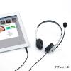 「ヘッドセット　Φ3.5ｍｍミニプラグ/マイク付/タブレット用ヘッドセット/MM-HS525TABN 1個　サンワサプライ」の商品サムネイル画像3枚目