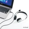 「ヘッドセット　Φ3.5ｍｍミニプラグ/マイク付/タブレット用ヘッドセット/MM-HS525TABN 1個　サンワサプライ」の商品サムネイル画像4枚目