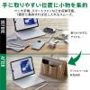 「【アウトレット】キングジム スタンドオーガナイザー 卓上収納 小物収納 ミニ ブラック SOZ100クロ 1個」の商品サムネイル画像4枚目