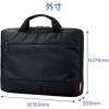 「エレコム PC用インナーバッグ/ショルダーベルト付き/14inch/ブラック BM-IBS13BK 1個」の商品サムネイル画像8枚目
