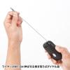 「サンワサプライ eセキュリティ(ワイヤーリール式ダイヤル錠) SLE-11LN 1個」の商品サムネイル画像4枚目