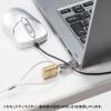 「サンワサプライ eセキュリティ(nobleWedgeスロット対応取付け部品) SLE-21P 1個」の商品サムネイル画像2枚目