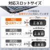 「セキュリティワイヤー セキュリティスロット対応 超小型　シリンダー錠 2m 直径4.5mm 首振り・ヘッド部回転機能付 エレコム 1個」の商品サムネイル画像3枚目