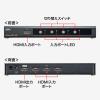 「サンワサプライ 4K・HDR・HDCP2.2対応HDMI切替器(4入力・1出力) SW-HDR41H 1個」の商品サムネイル画像2枚目