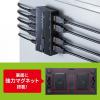 「サンワサプライ 磁石付きUSB2.0手動切替器(ハブ付き・4回路) SW-US44HMG 1個」の商品サムネイル画像8枚目