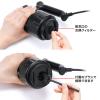 「サンワサプライ 電動エアダスター AC電源式 ケーブル長3m 連続15分使用可能 ガス不使用 CD-ADE3BK」の商品サムネイル画像7枚目