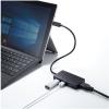「USBハブ　USB3.2Gen1　USB3.2Gen1×3　USBポート　USB-3H332BK　サンワサプライ　1個」の商品サムネイル画像2枚目