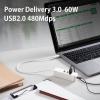 「エレコム USB Type C ハブ/USB2.0/USB-Aメス3ポート/PD対応Type-C1ポート/ケーブル30cm/ホワイト U2HC-T431PWH」の商品サムネイル画像7枚目