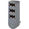 「USBハブ 直挿し USB-A×3ポート USB2.0 スイングコネクタ グレー U2H-TZ325BGY/EC エレコム 1個」の商品サムネイル画像2枚目