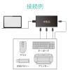 「USBハブ USB-A×4ポート USB2.0 タブレット向け 30cm 黒 U2HS-A402BBK エレコム 1個」の商品サムネイル画像8枚目
